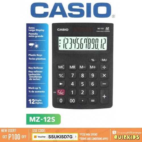 Casio mz 12 sa hotsell