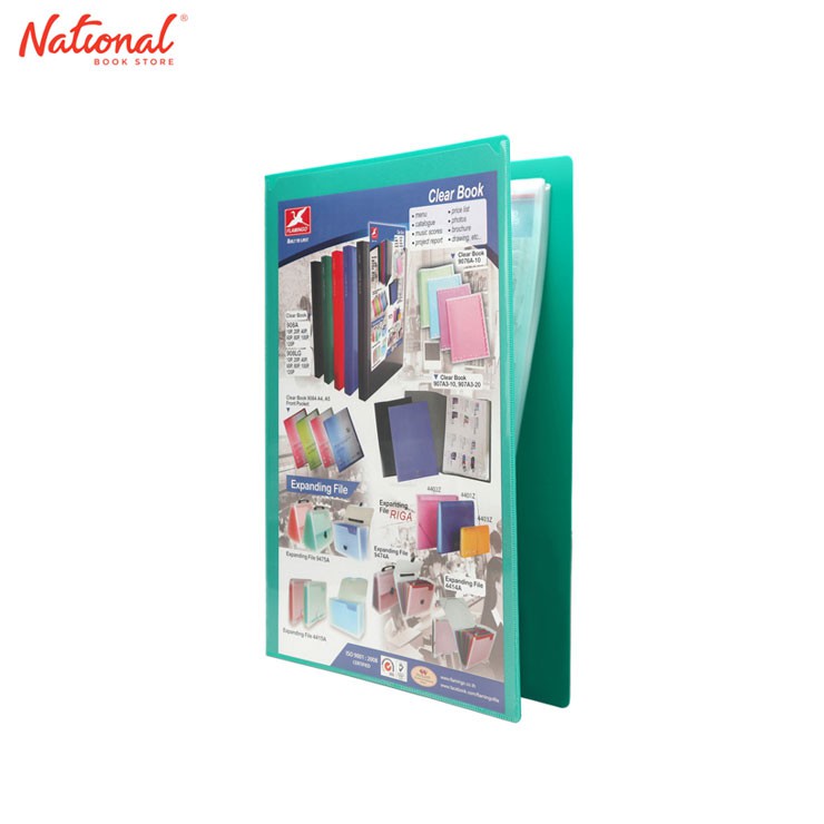 Flamingo Clearbook Fixed 907Lg40 Long 40Sheets With Label Insert In ...