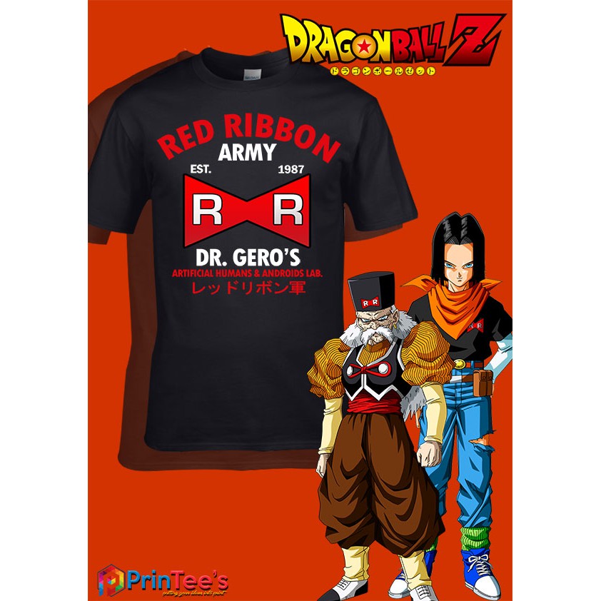 Red ribbon army t hot sale shirt