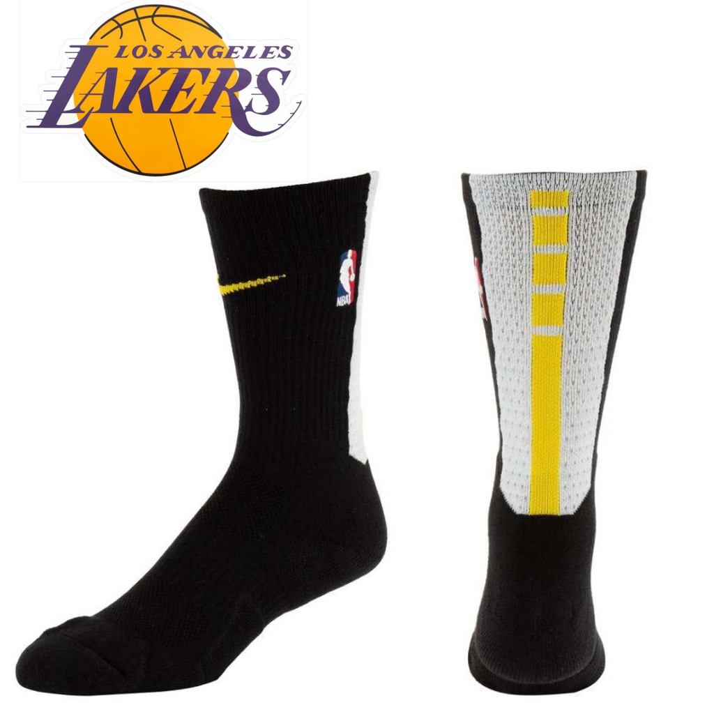 Lakers best sale socks nike