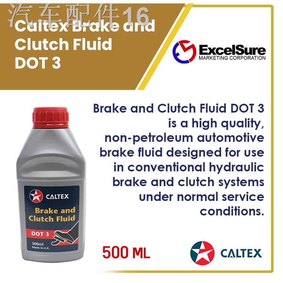 Brake FluidsCaltex Brake and Clutch Fluid DOT 3 500ml Shopee Philippines
