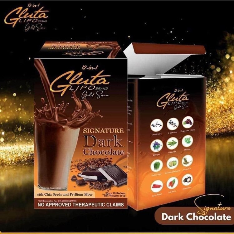 BEST selling Gluta Lipo GOLD SERIES DARK CHOCO | Shopee Philippines