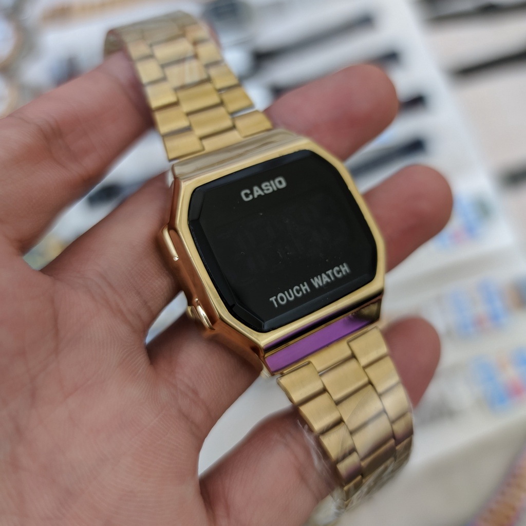 CASIO TOUCH ILLUMINATOR DIGITAL WATCH Japan Made Water Resistant