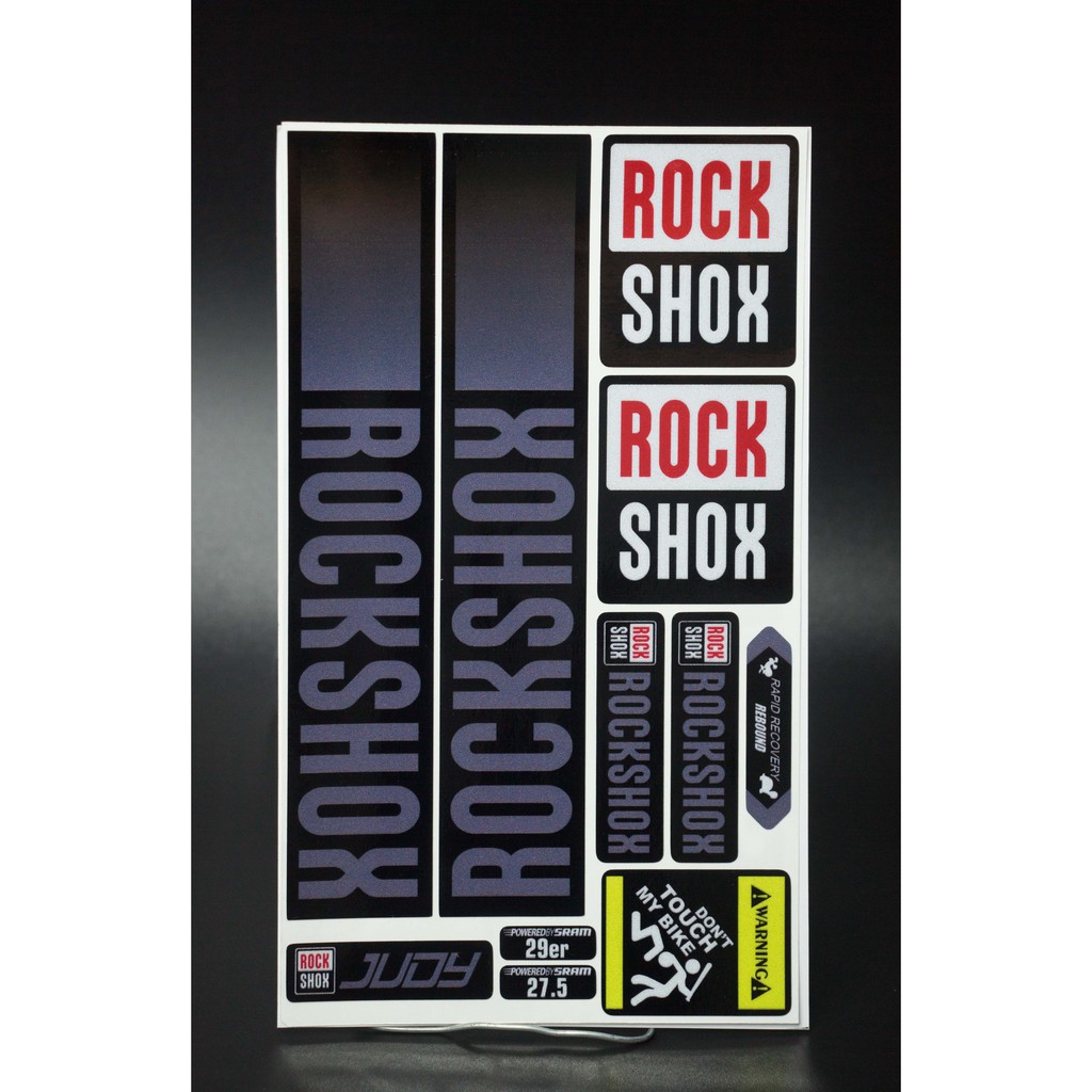 ROCKSHOX fork decal sticker JUDY 3M REFLECTORIZE 2021 Shopee