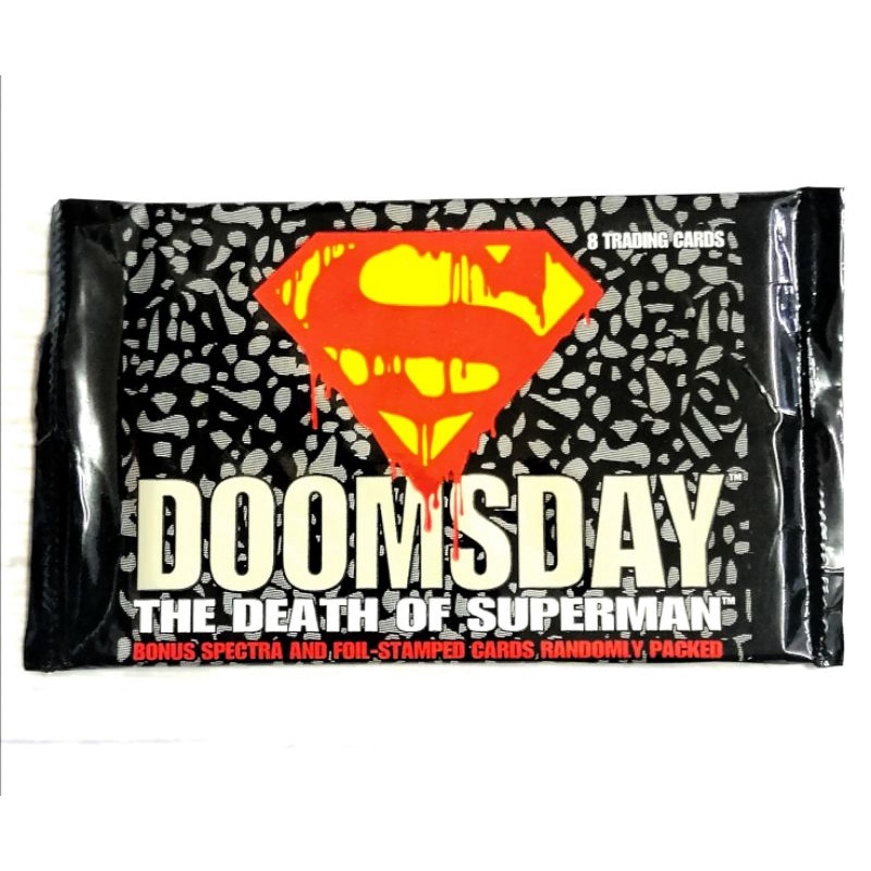 (Sealed Pack) DC DOOMSDAY THE DEATH OF SUPERMAN TRADING CARDS | Shopee ...