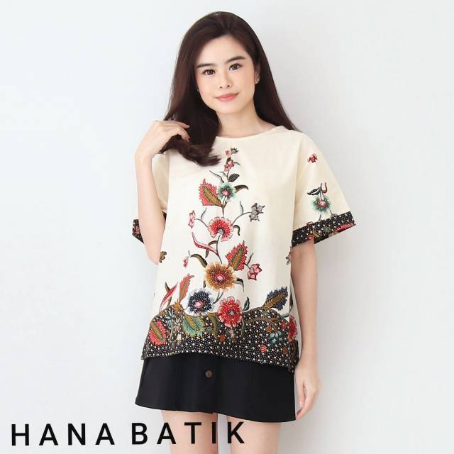 Women's BATIK Tops | Women's BATIK Shirt |Batik HANA | Shopee Philippines