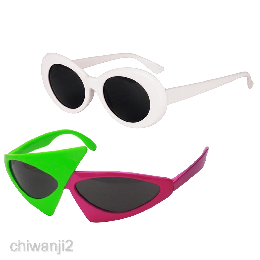 80s Clout Goggles Glasses & Rapper Triangle Glasses - Shades | Shopee ...