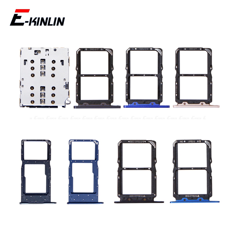 Micro Sd Sim Card Tray Socket Adapter For Huawei Honor View 20 Pro Lite 20i Connector Holder 2959