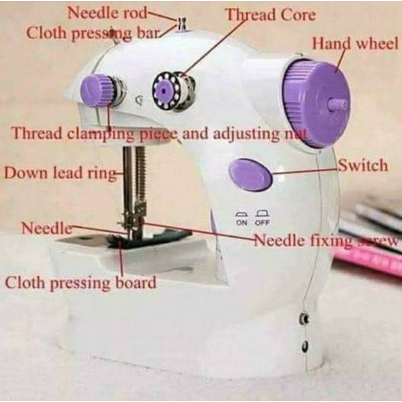 GTL Mini Portable Sewing Machine (White) Shopee Philippines