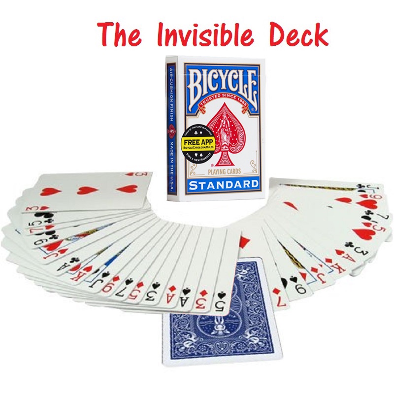 Invisible Deck Bicycle Playing Cards Magic Cards Magic Tricks | Shopee ...