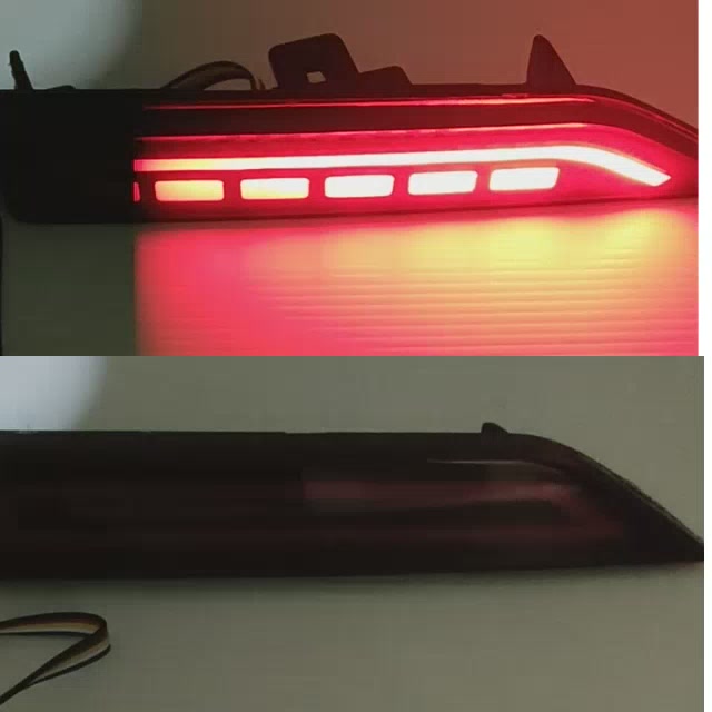 MERAH ALL NEW VELOZ 2022 RED LED REAR BUMPER REFLECTOR LIGHT | Shopee ...