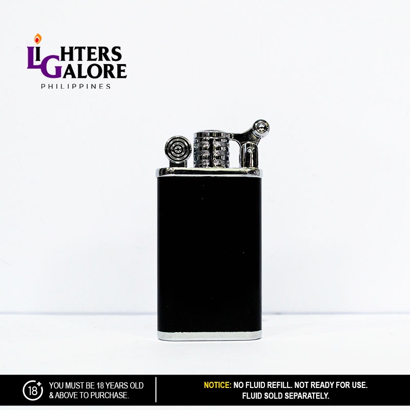 Lighters Galore Torch 301 (Flip Up Cover, Rectangle Shape, Black