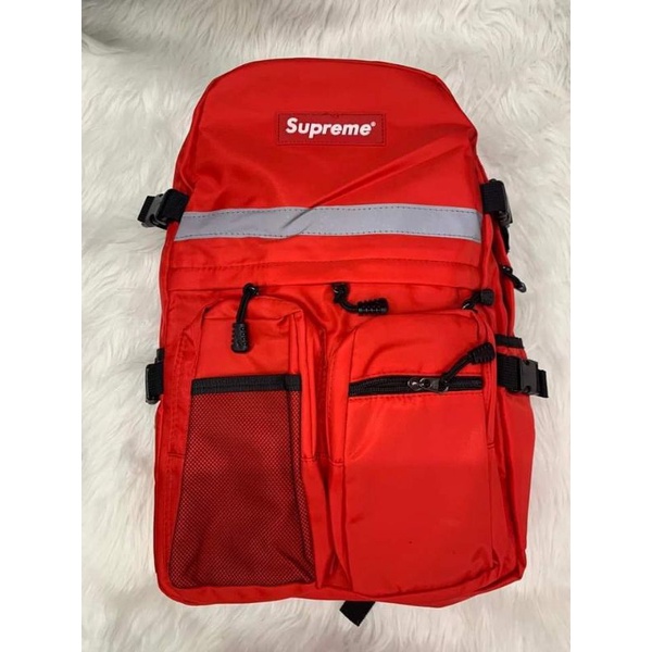 Supreme hi best sale vis backpack