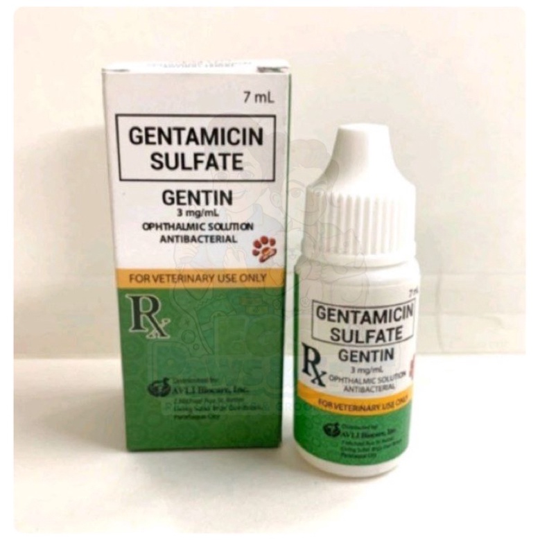 Gentin Eye Drops for Dogs and Cats Gentamicin Sulfate (Antibacterial