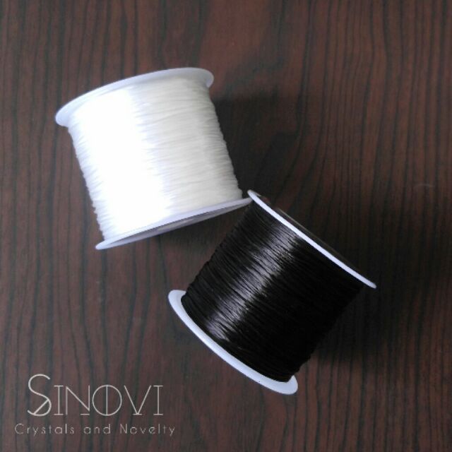 Elastic Nylon Garter String 0.5mm thick 70 meters long Shopee