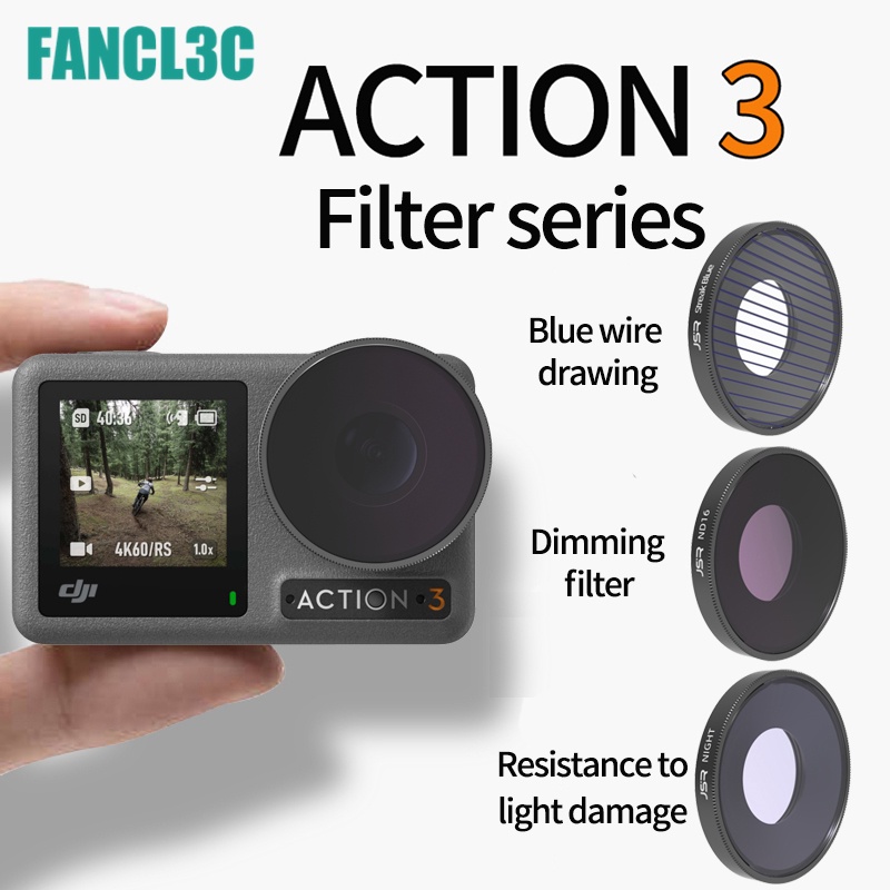 Action 3 Camera Lens Filters For DJI OSMO Action 3 Action Camera ...