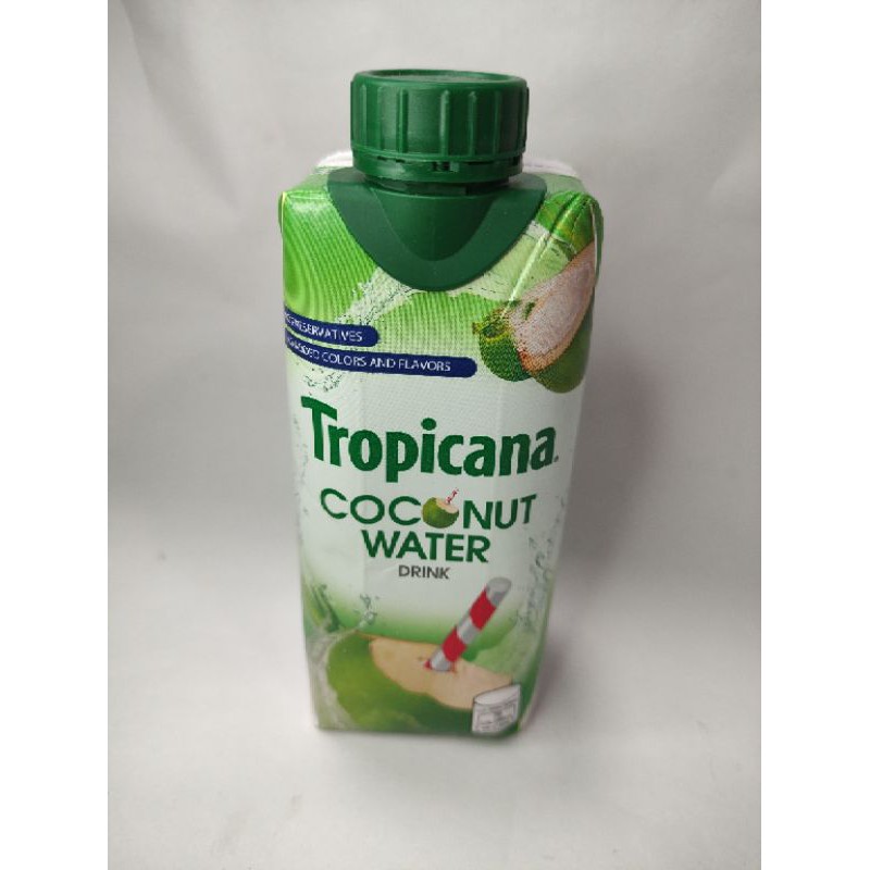 Tropicana Coconut Water Drink 330ml Shopee Philippines