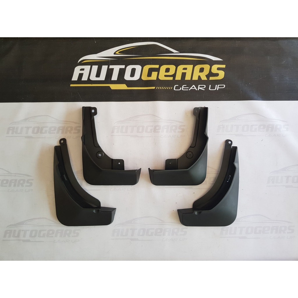 Black Mud Flaps Splash Guards For Honda HR-V 2014-2019 - Set Of 4, TPE+PP Material 2 thumbnail image