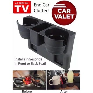 1pc Black Car Cup & Phone Holder, Multifunctional Air Vent Drink Holder For  Coffee Cup, Tea Cup And Cellphone Mount