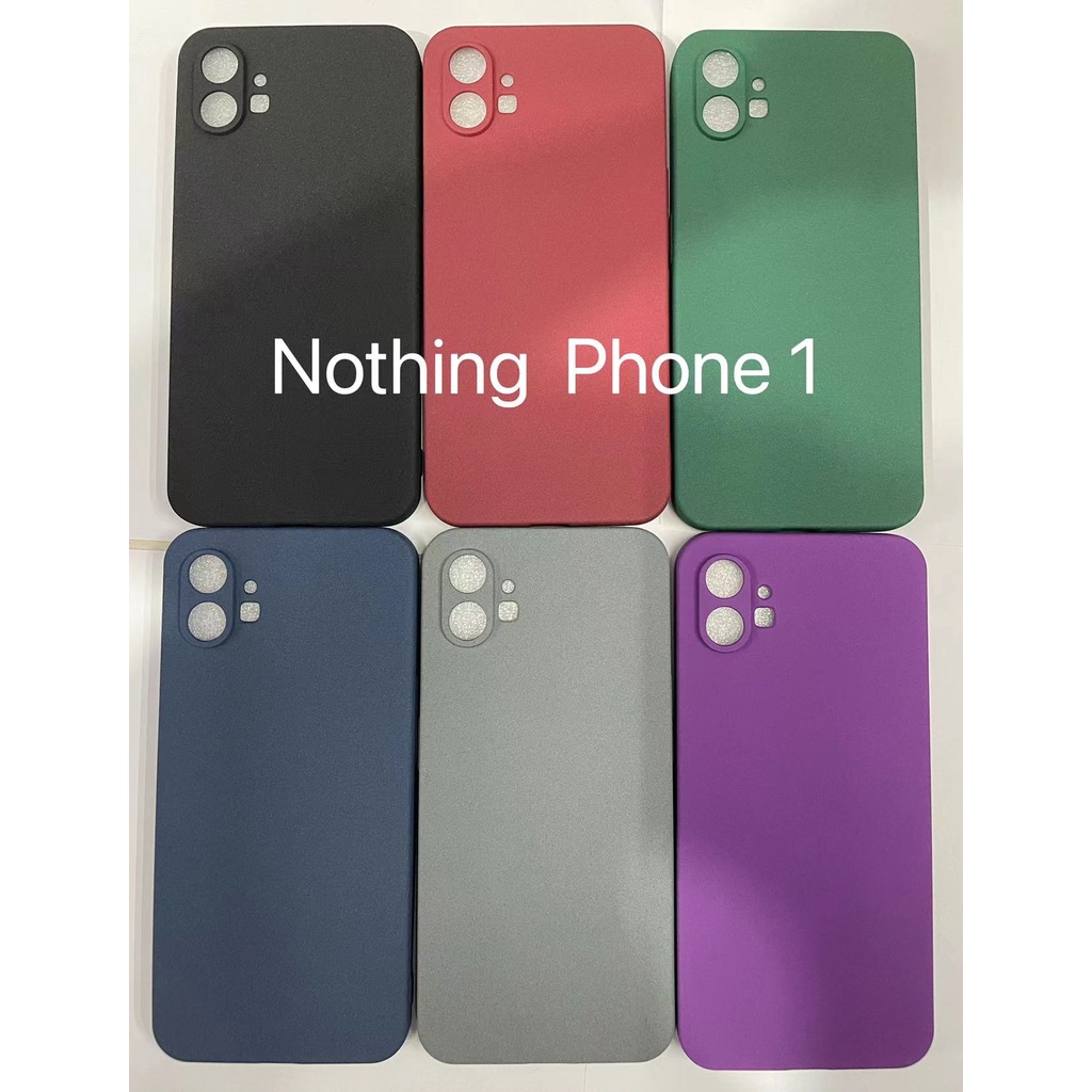 For Nothing Phone Matte Rock Sand Casing Soft Ultra Thin Slim Cover  Nothing Phone One Frosted Simple Phone Case