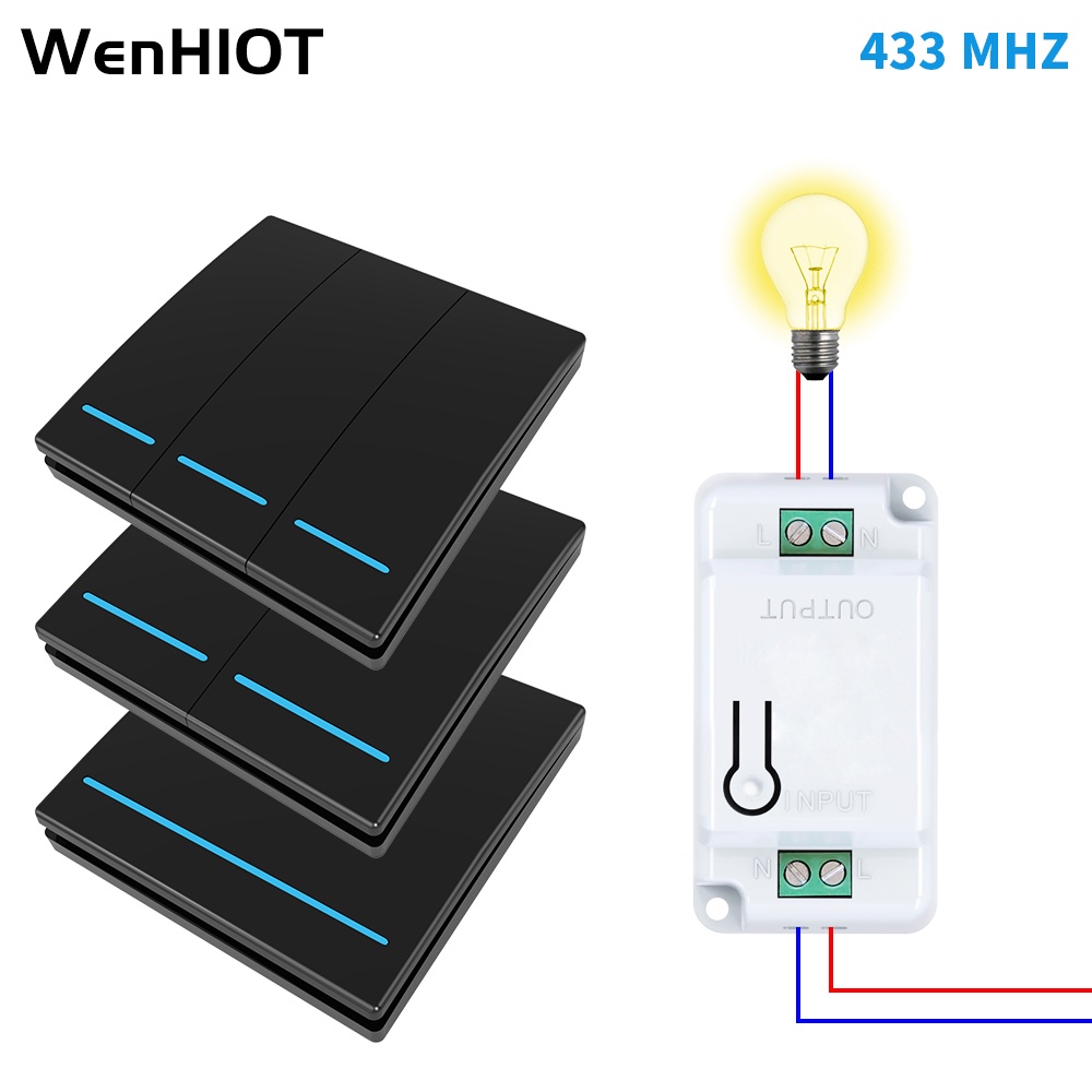 Smart Switch Wireless Switch RF Wall Switch Remote Control Switch ...