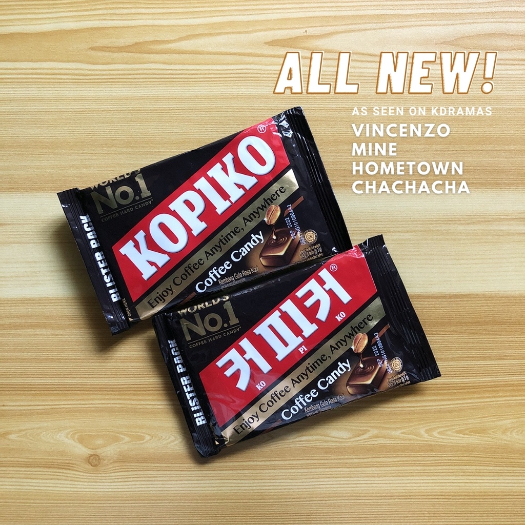 READY TO SHIP NEW Kopiko Candy Blister Pack Vincenzo Coffee Candy