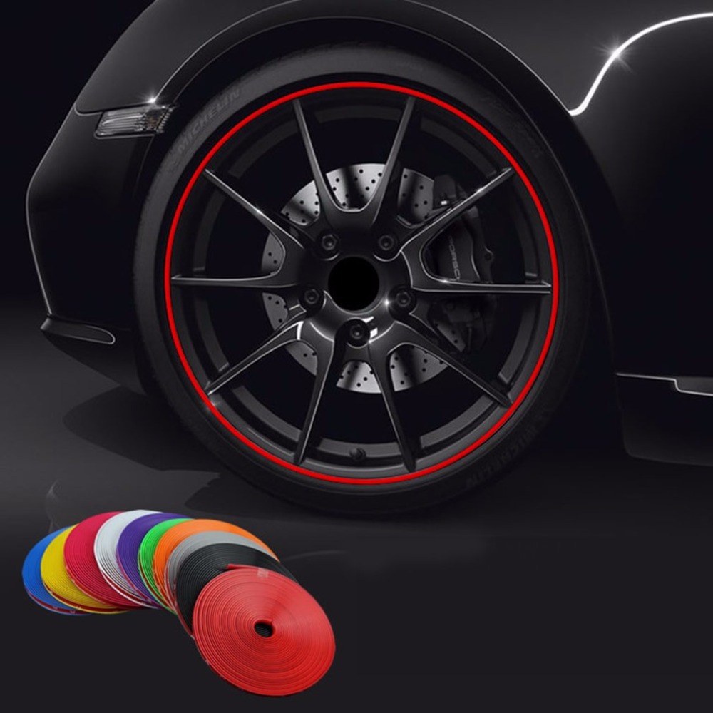 8M/ Roll Rimblades Car Vehicle Color Wheel Rims Protectors Decor Strip ...