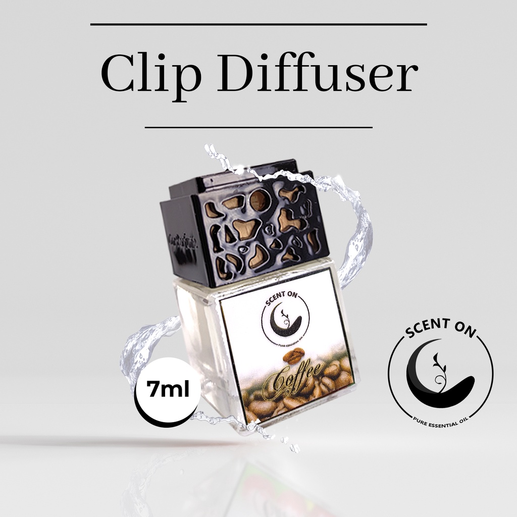 Coffee 100 Pure Premium Oil Car Aircon Clip Diffuser Shopee Philippines
