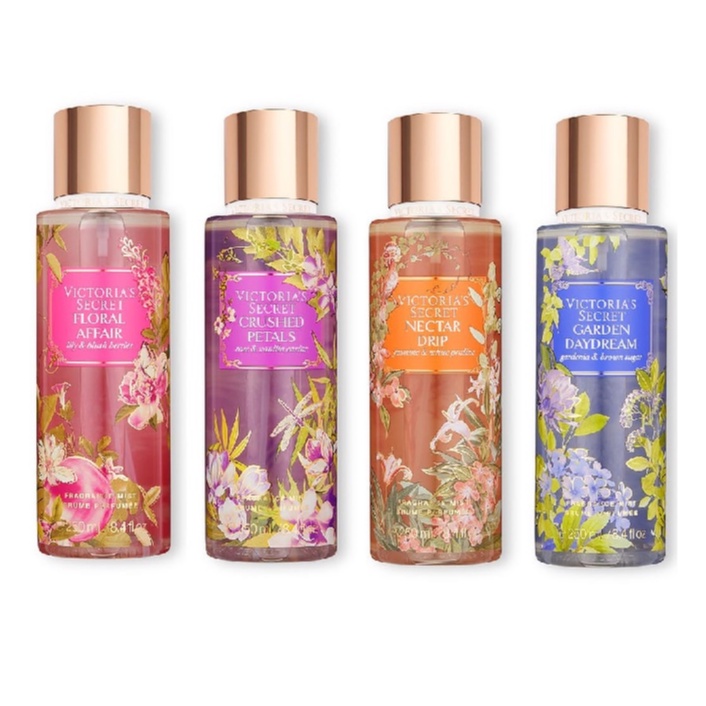 Original Victoria's Secret Body Mists Floral Affair Crushed Petals Nectar  Drip Garden Daydream 250ML