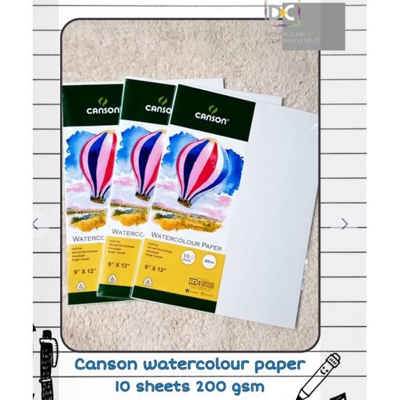 CANSON WATER COLOR PAPER 9