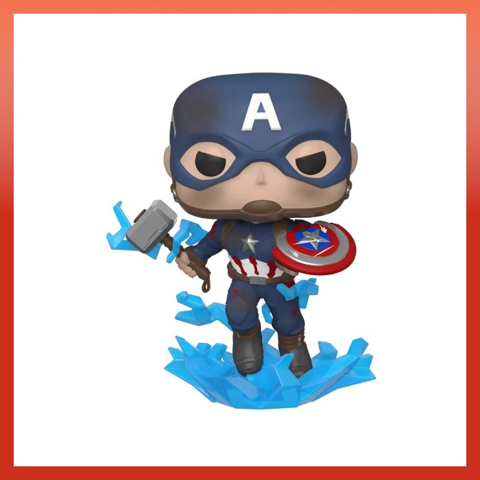 Funko pop captain america with mjolnir hotsell