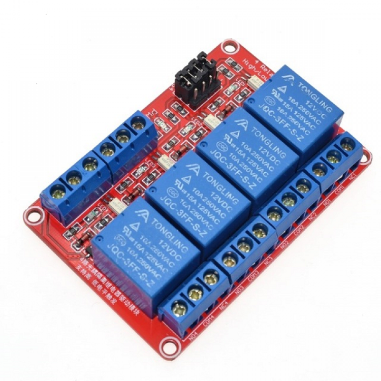 Arduino 4 Channels 5V Relay Module | Shopee Philippines