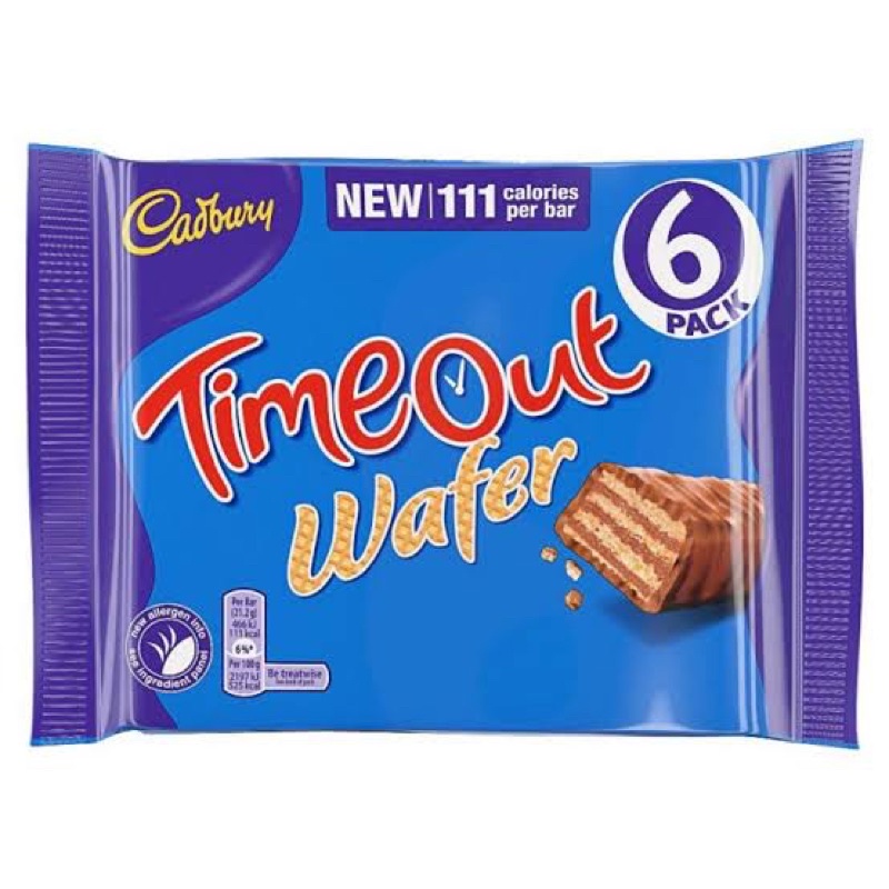 CADBURY TIME OUT WAFER 6PCS | Shopee Philippines