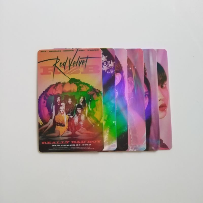 Red Velvet Bad Boy Holographic Photocards Shopee Philippines