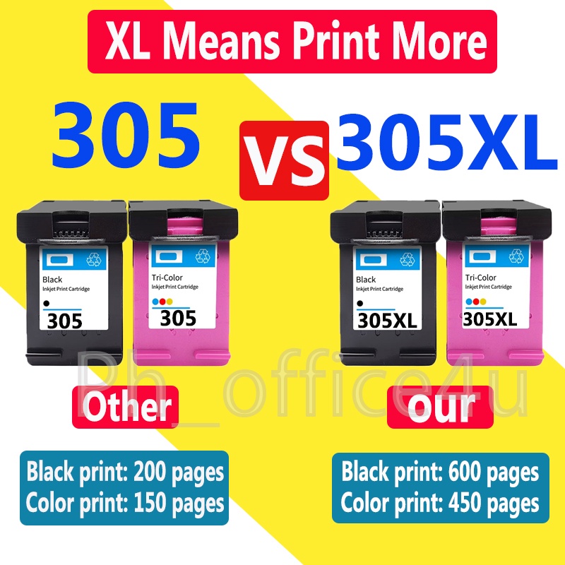HP 305 HP 305XL ink cartridge Compatible for HP DeskJet 2723 2724 2721