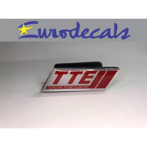 Eurodecals SMALL TTE Toyota Team Europe Grill Badge | Shopee Philippines