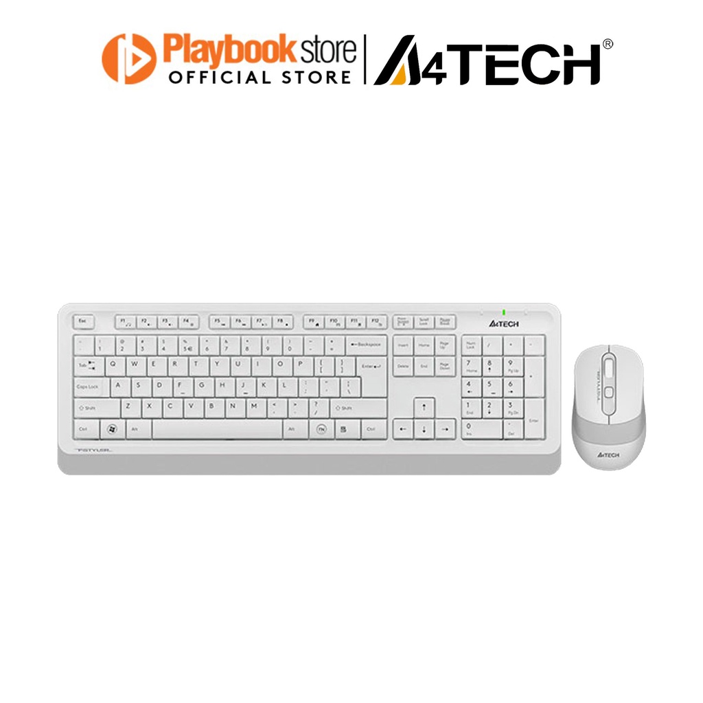 A4Tech Fg1010 Fstyler Fgk10 + Fg10 2.4G PowerSaving Wireless Keyboard