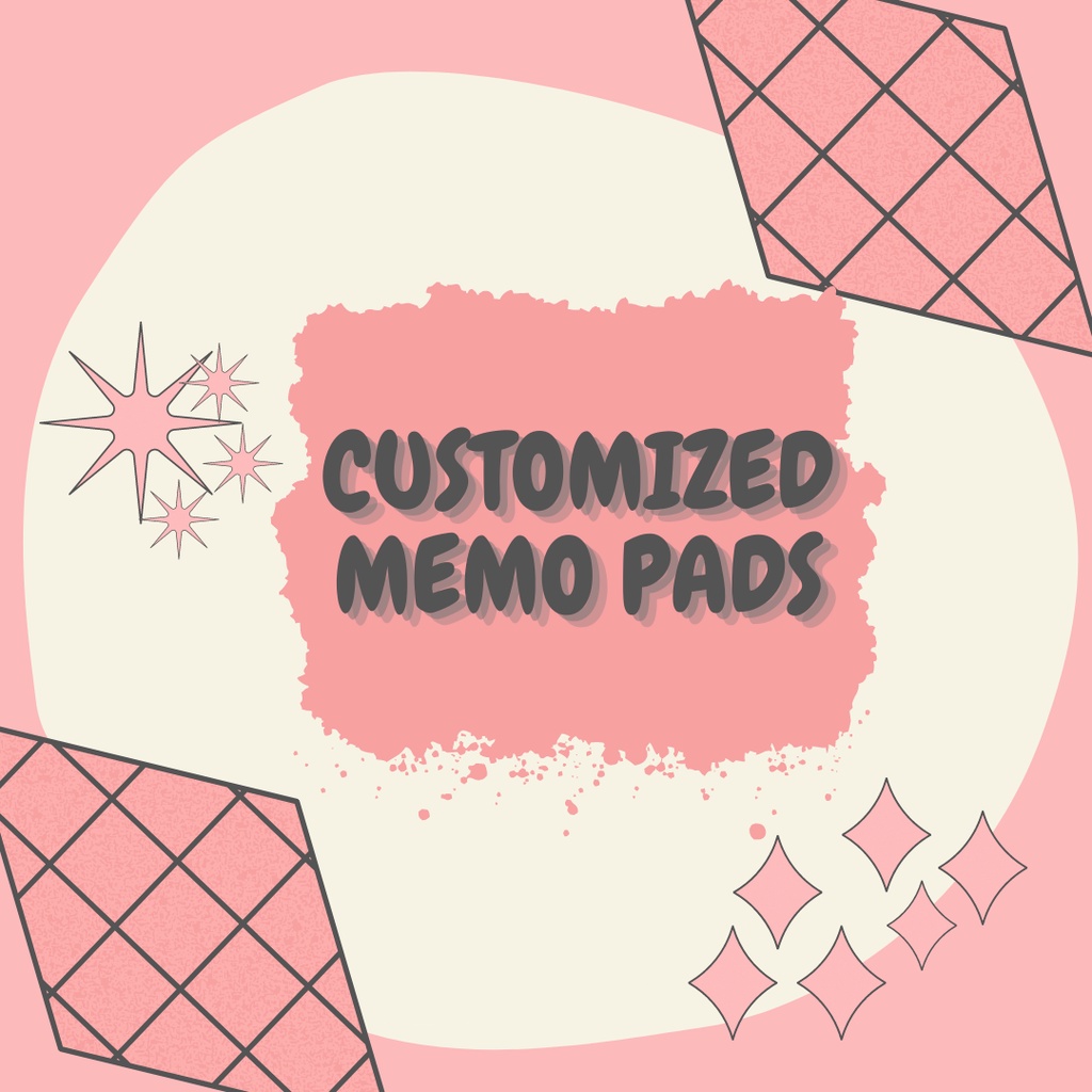 Customized Memo Pads (30 & 50 Non Sticky Sheets) Shopee Philippines