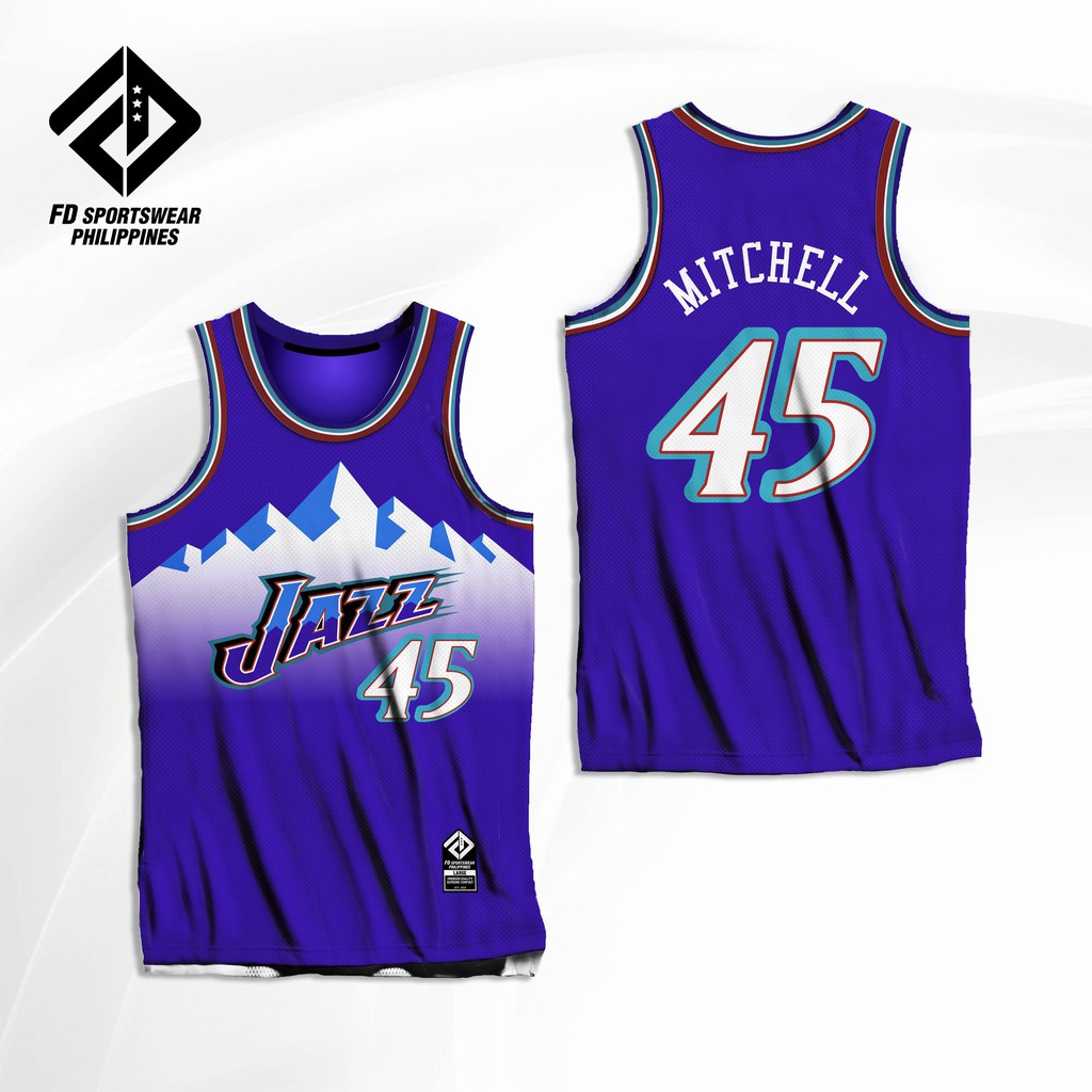 Donovan mitchell purple jersey on sale