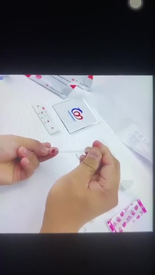 Blood type test card abo blood type test reagent card rhd panda blood ...