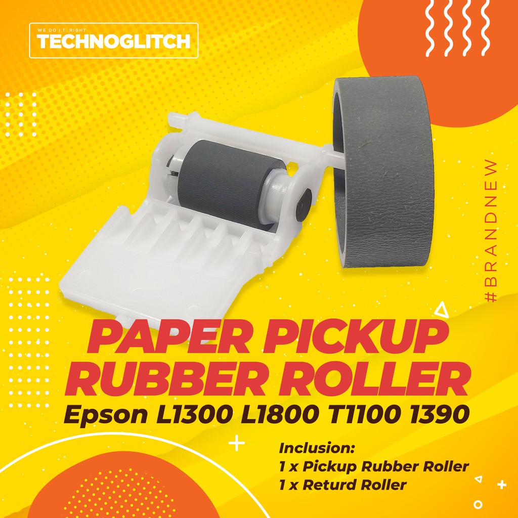Paper feeder rubber for Epson L1300 L1800 T1100 1390 paper pickup