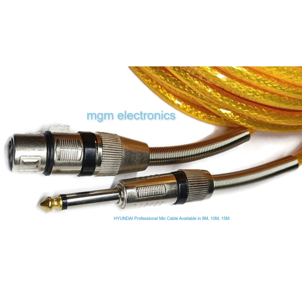 Hyundai Professional Microphone Cable 5M/8M/10M/15M , HEAVY DUTY MIC