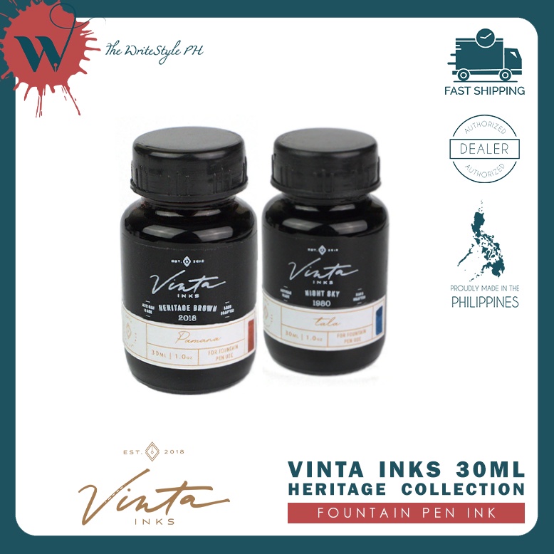 Vinta Inks [30ml] Heritage Collection | Shopee Philippines