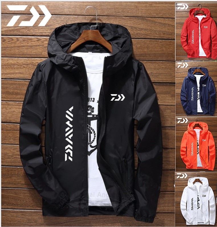 DAIWA Hooded Fishing Jacket Tactical Windbreaker