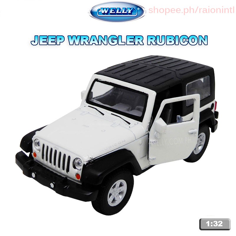Welly 1:32 Jeep Wrangler Rubicon Diecast Collectible Model Toy Car RIC  18529 Raion Toy Cars for Kids | Shopee Philippines