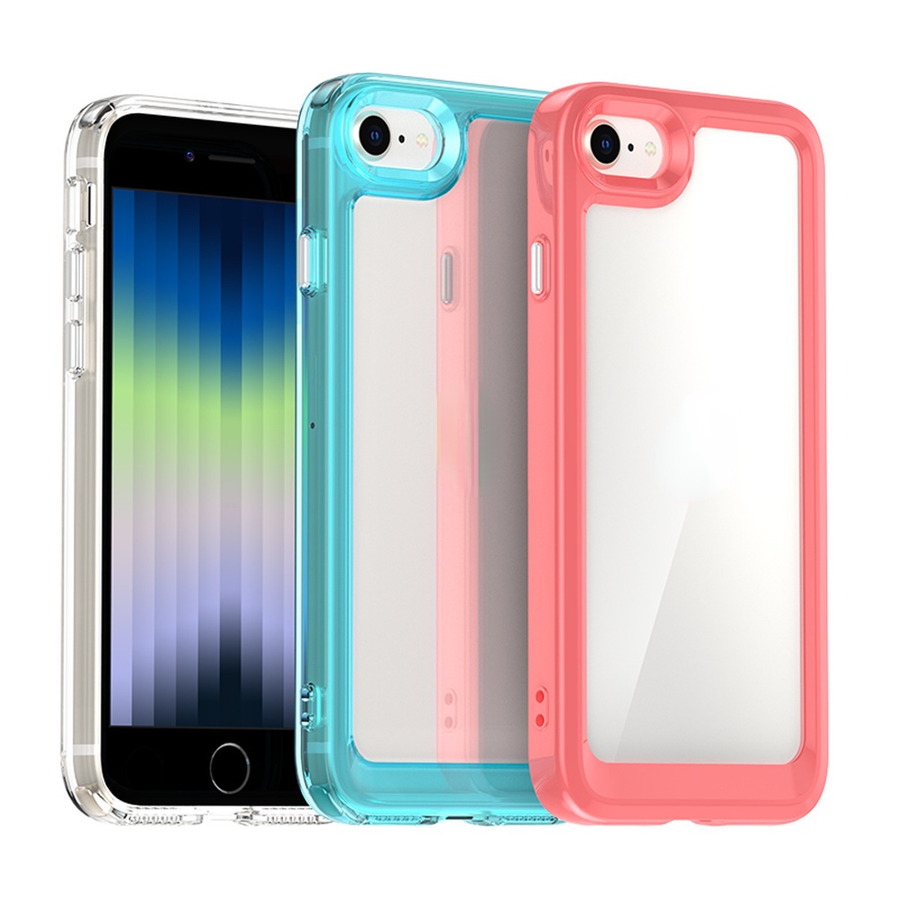 Case for iPhone Se 2022 Se 2020 Acrylic iPhone 7 8 Shockproof Space