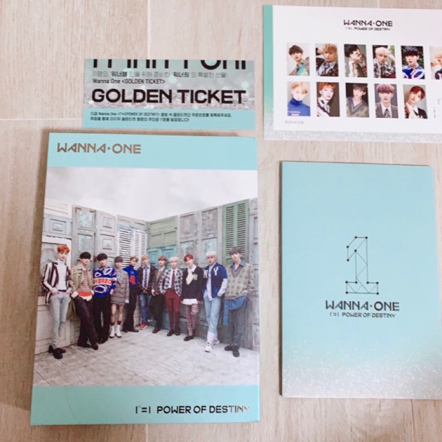 Wanna One 1st Album `Power Of Destiny' Romance Ver. | Shopee