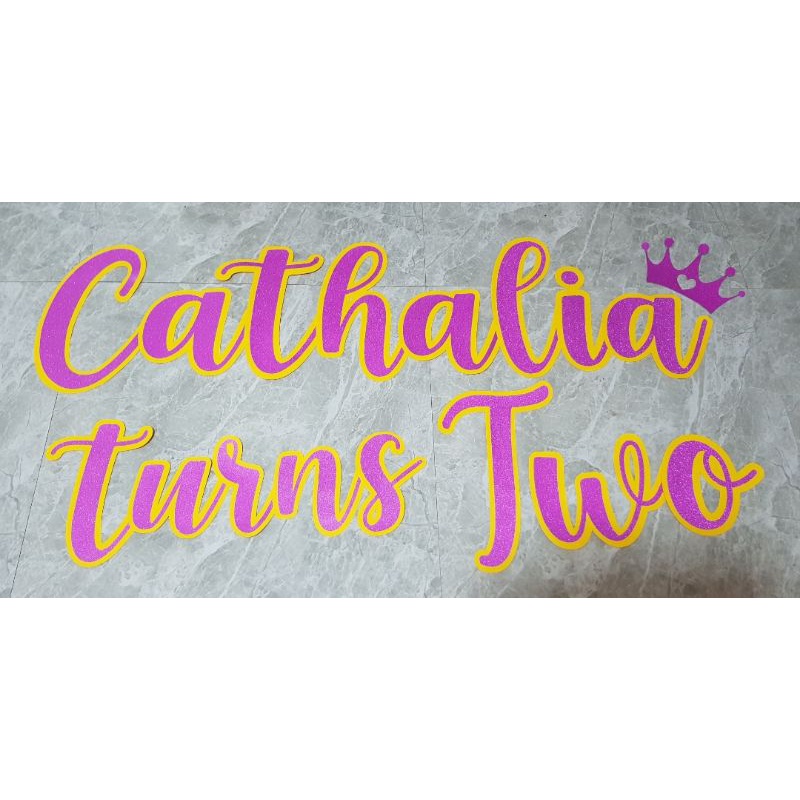 Personalized Letter Backdrop, Customized Name, Name Backdrop (sold Per