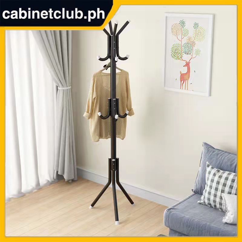 ⚡️COD⚡️9/12 Hooks Standing Coat Rack with Hooks - Modern Durable Metal ...