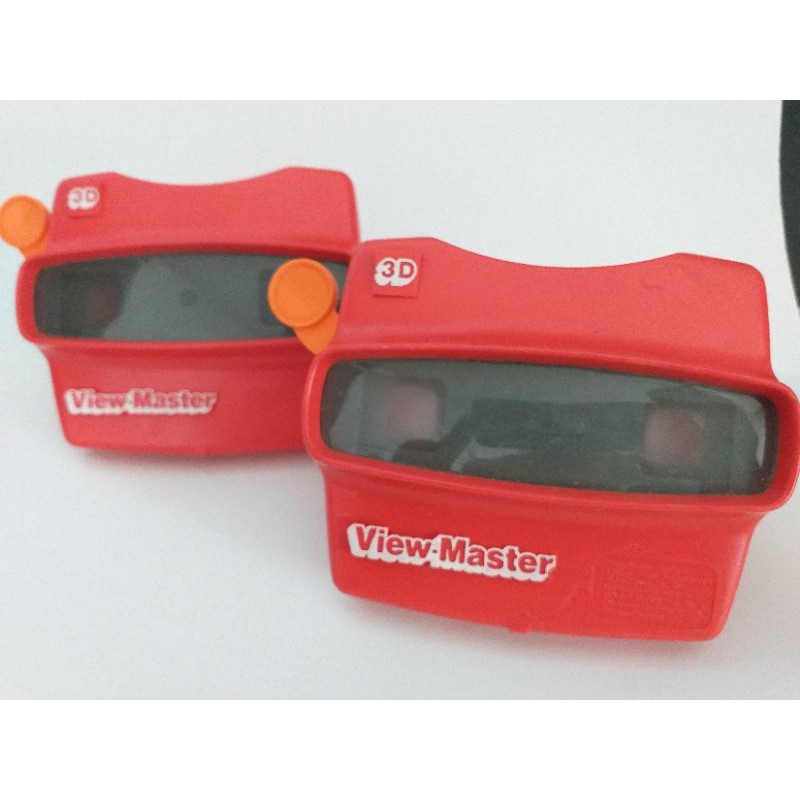 Viewmaster Red 3D Viewer for Reels With Orange Lever kids toy